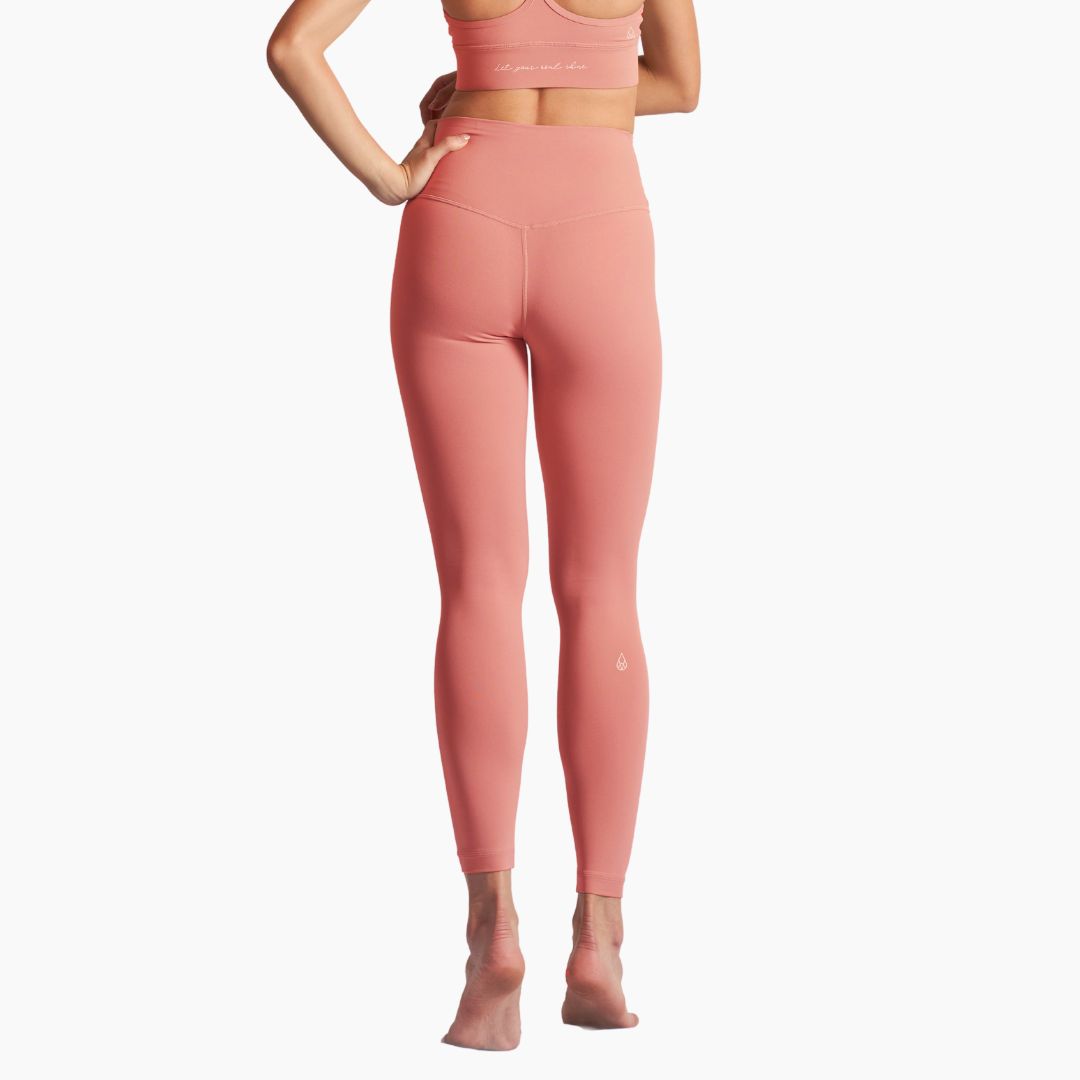 RISE Leggings — Coral