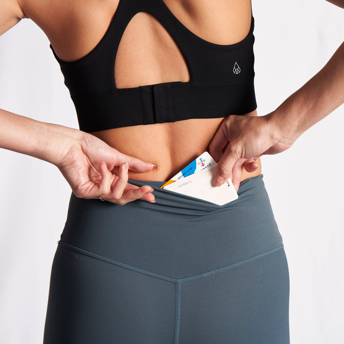 RISE Leggings — Aegean Blue