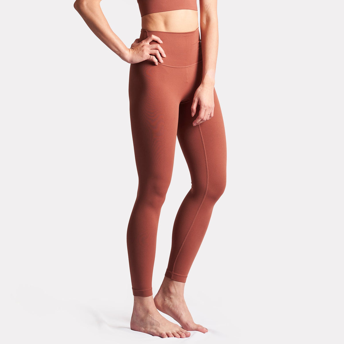 RISE Leggings — Amber Red